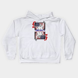 4th of July America Independence shirt Kids Hoodie